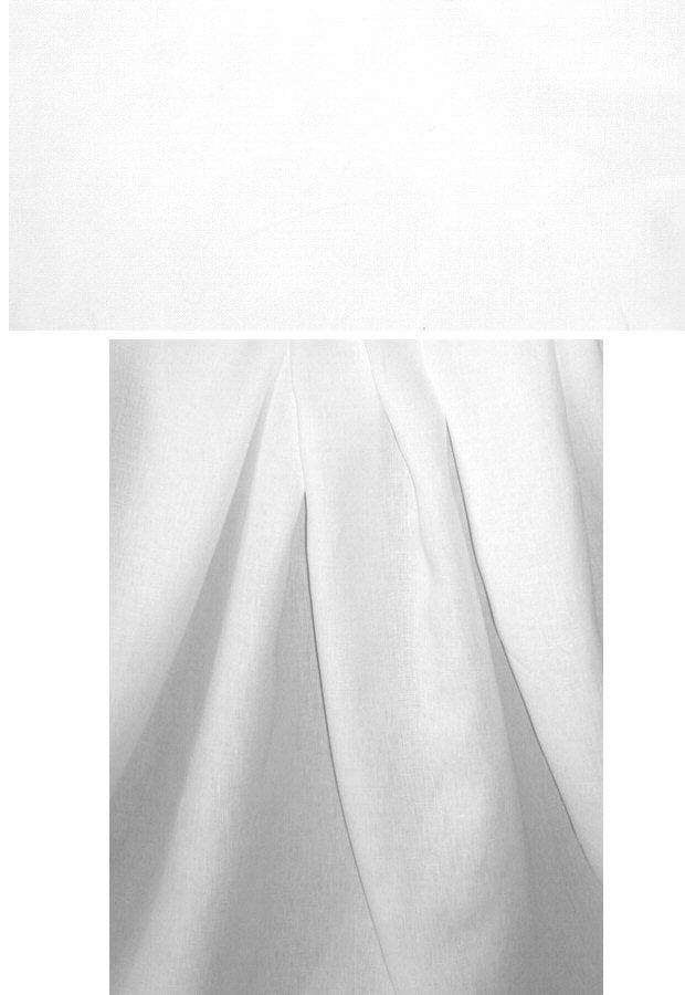 Irish medium weight linen - creamy white