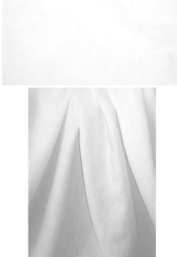 Irish medium weight linen - creamy white