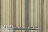 CA designer earthy multicolor stripe linen woven