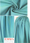 fine quality cross dye linen - periwinkle/lime 1 yard