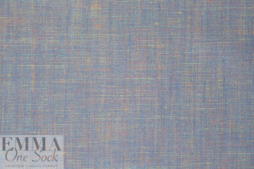 fine quality cross dye linen - peri/yellow/orange 1.375 yd