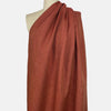 European paprika/maize stripe all linen woven 1.25 yds