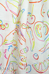 famous designer linen digital print - summer harvest