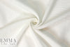 NY designer light weight tumbled linen - white