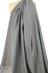 Italian cotton tweed woven - gray/white