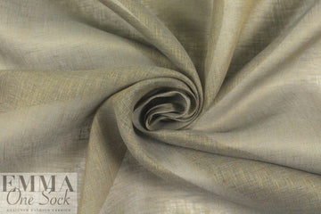 designer collection cross-dye linen - camel/gray