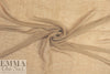 French drapey, sheer  linen gauze - tan