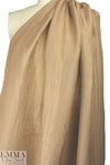 French drapey, sheer  linen gauze - tan