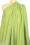 CA designer linen woven - spring green 1.375 yds