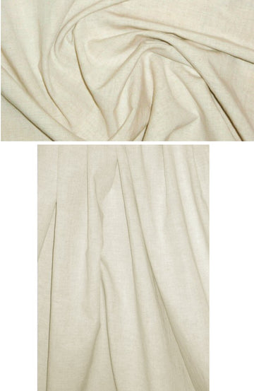 The0ry linen/cotton woven - natural crossweave 1.625 yds