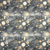 European 'sky chart' printed dressweight linen woven 1.4 yds