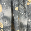 European 'sky chart' printed dressweight linen woven 1.4 yds