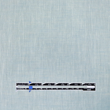 fine quality cross dye linen - ice blue/white .5 yds