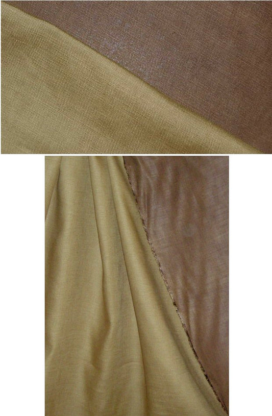 Italian linen doubleface - loden/army