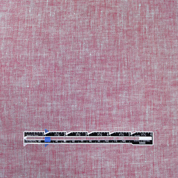 imported fine quality cross dye linen - aqua/raspberry 1.25 yds