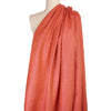 imported fine quality cross dye linen - blood orange .75 yds