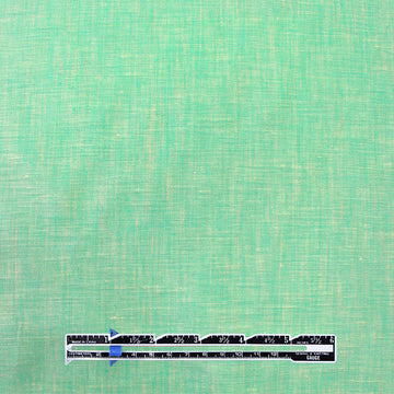 imported fine quality cross dye linen - minty green .625 yds