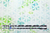European linen digital print - flower geometry 2.25 yd