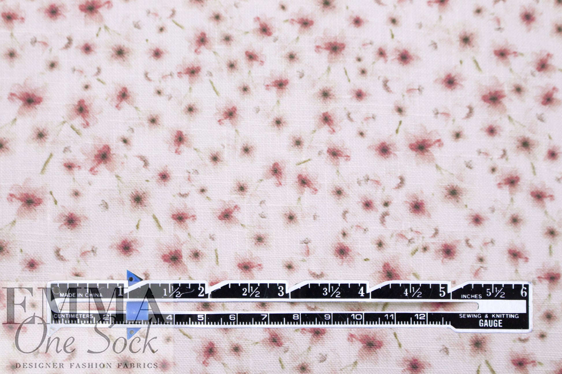 European linen digital print - seedling shower