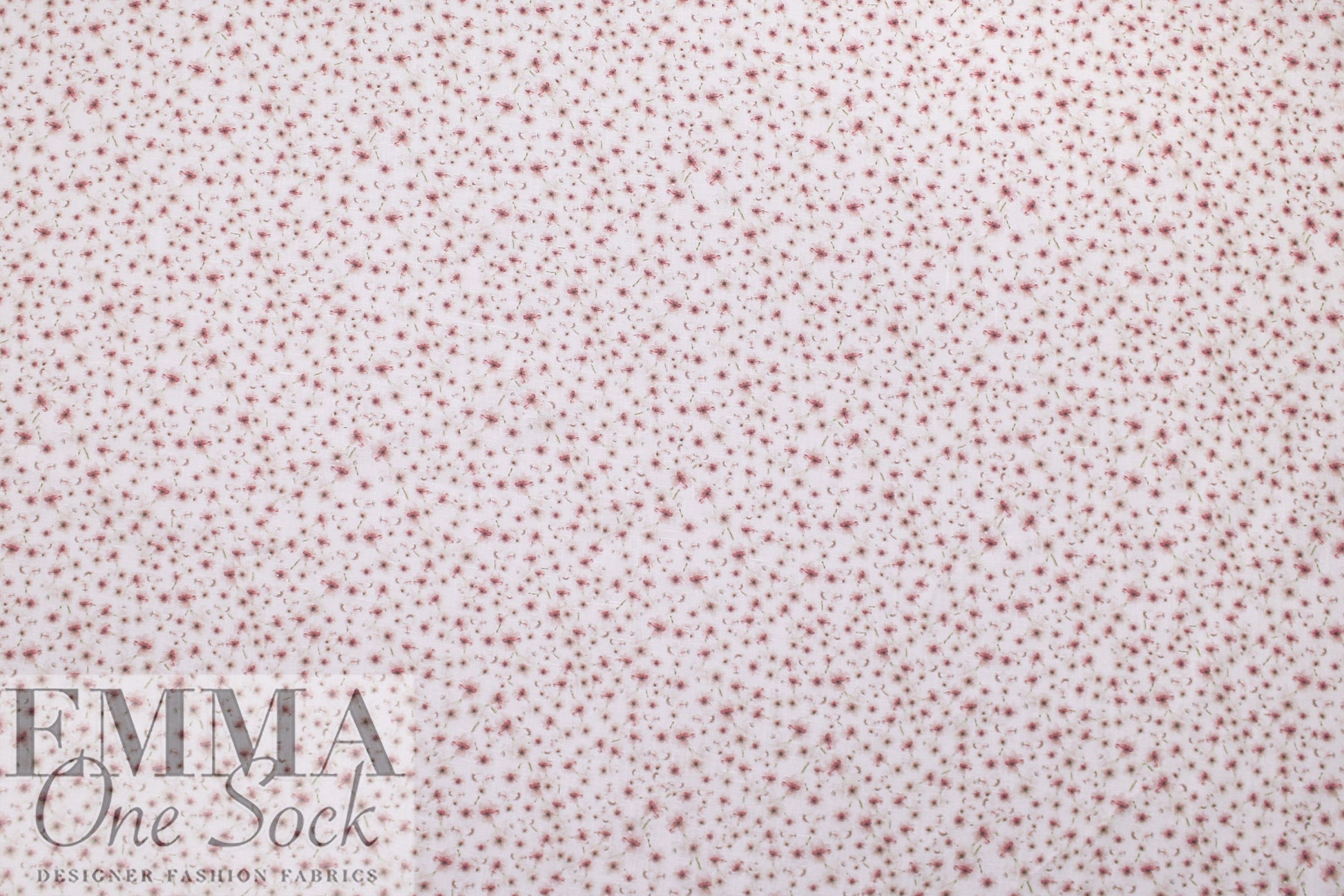European linen digital print - seedling shower