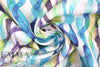 'watercolor waves' slub linen woven .5 yds