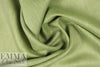 European medium weight linen twill woven - grass 1 yd
