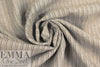 yarn-dyed thin stripe linen woven - sand/denim blue 1.5 yd
