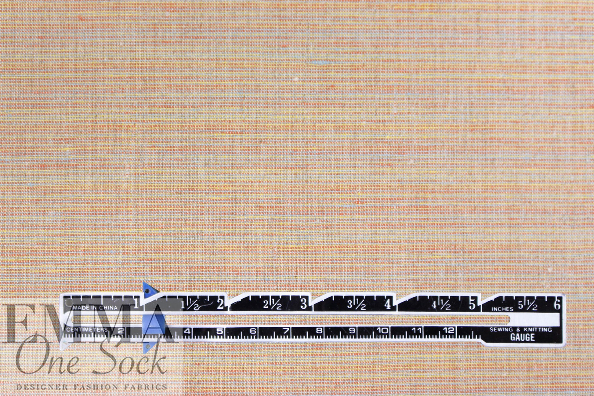 yarn-dyed micro stripe linen woven - tropical pastels 1.75 yd
