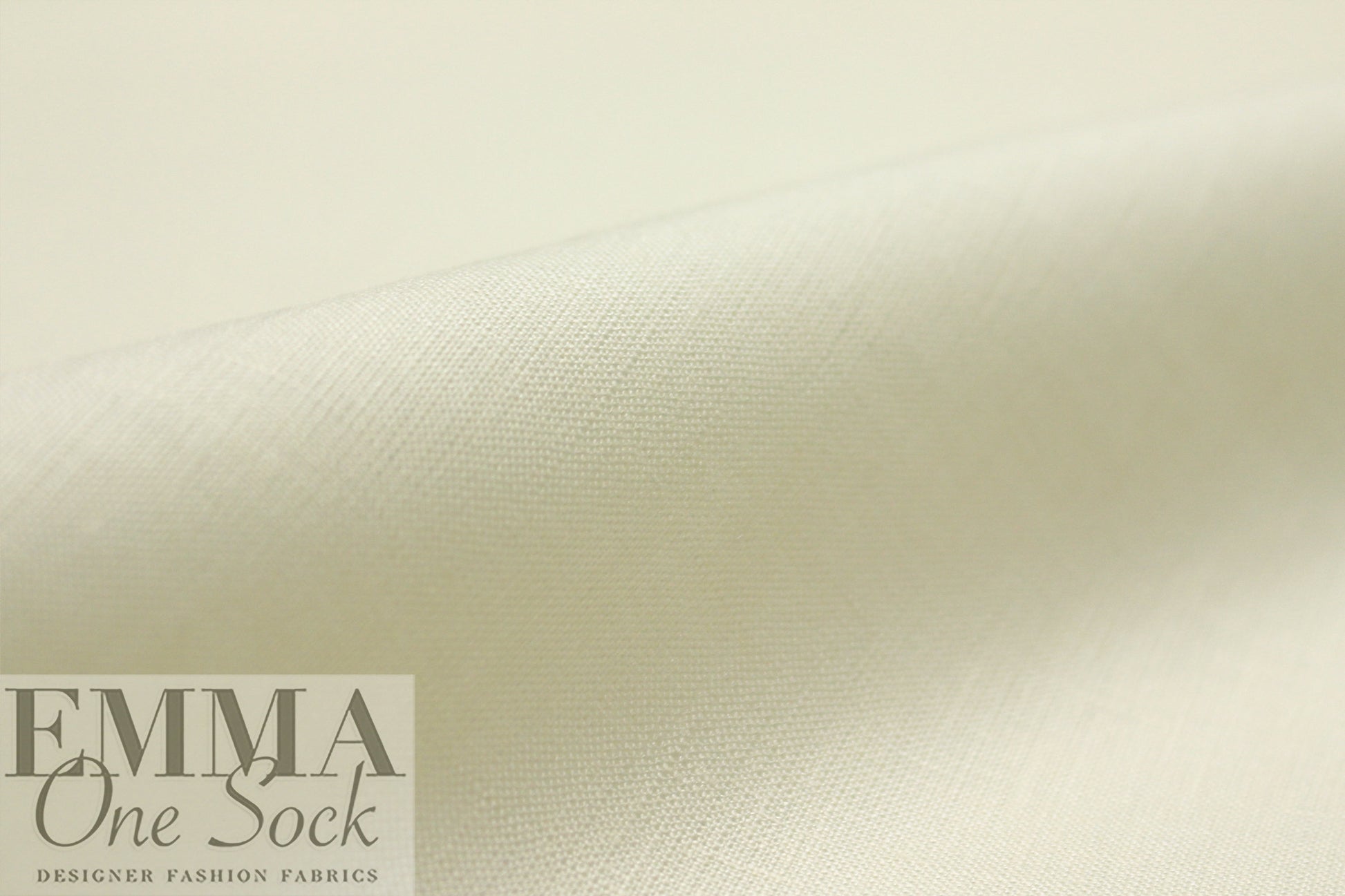 European all linen lightweight woven - ivory 2.25 yds