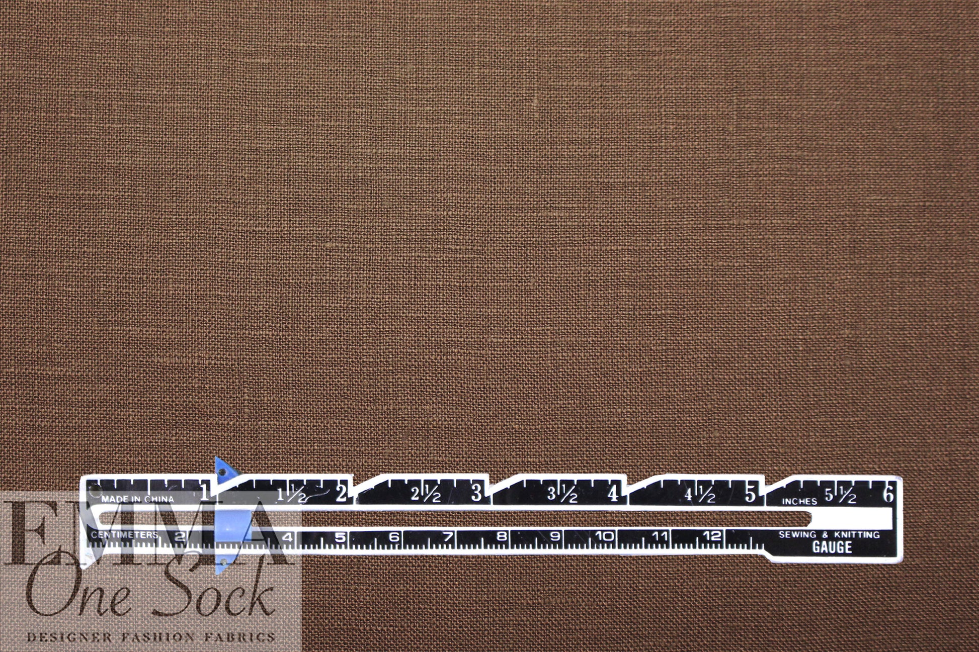 European all linen lightweight woven - coffee 3 yd