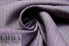 European muscat/wine stripe all linen woven .5 yds
