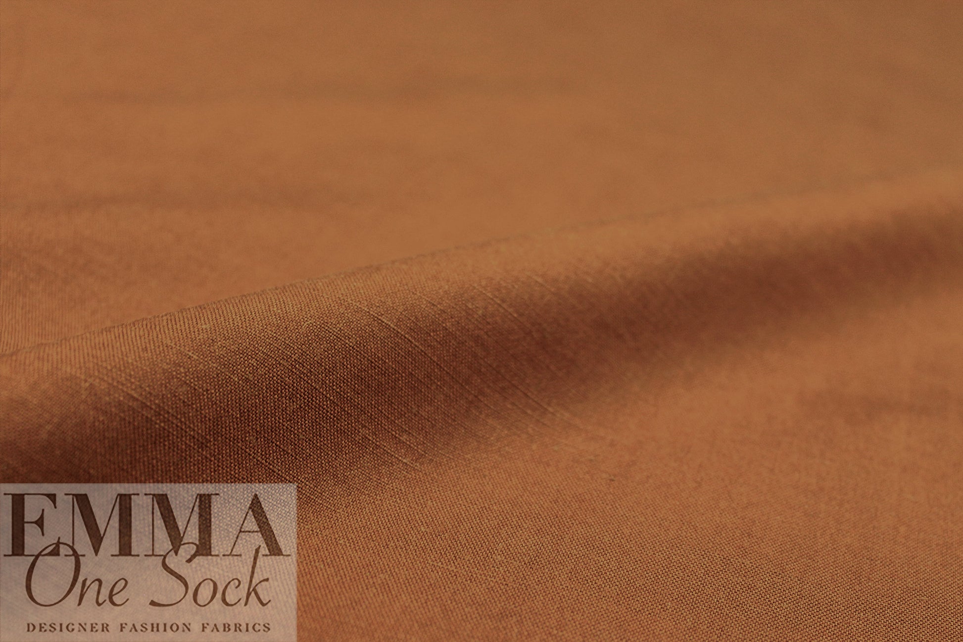 Roma linen/rayon woven - nutmeg spice 2 yds