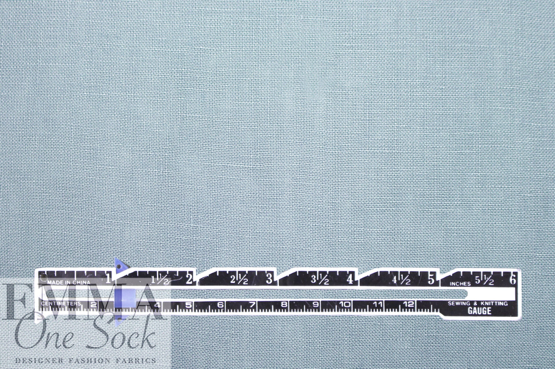 European all linen lightweight woven - blue fog 1.5 yds