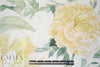 100% linen digital print - maize mums