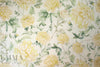 100% linen digital print - maize mums
