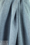 fine quality cross dye linen - dusk blue/black .875 yds