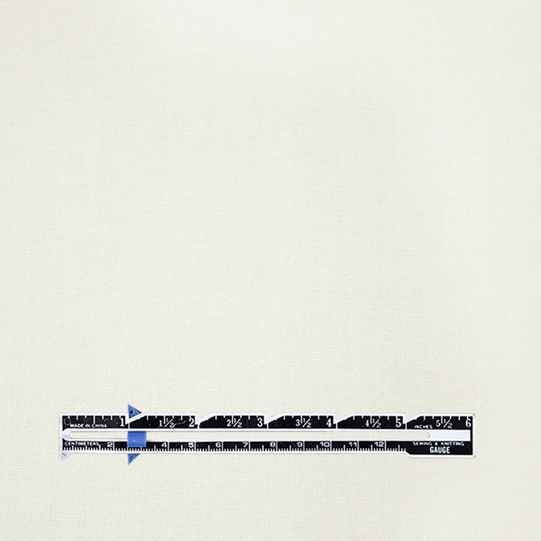 Roma linen/rayon woven - creamy white 1.25 yds