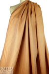 European medium weight linen twill woven - orange/sand 1.66 yd
