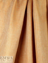 European medium weight linen twill woven - orange/sand 2.75 yd