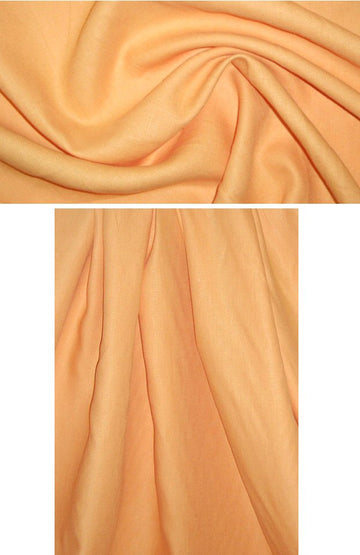 Italian linen - medium-light weight - orange sorbet 1.5 yd