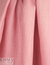 fine quality cross dye linen - pink/white .625 yds