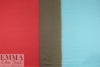 Italian ombre dyed linen - aqua/rouge/mocha