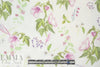 100% linen digital print - trumpet flowers 1.75 yd