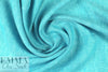 fine quality cross dye linen - turquoise/white 1 yard