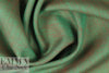 European medium weight linen twill woven - green/bittersweet 1.875 yd