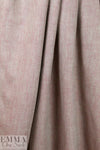 fine quality cross dye linen - rouge/white
