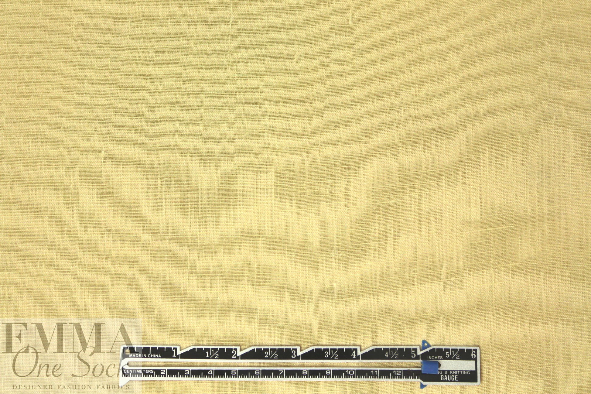 CA designer linen/tencel woven - maize 1.75 yd