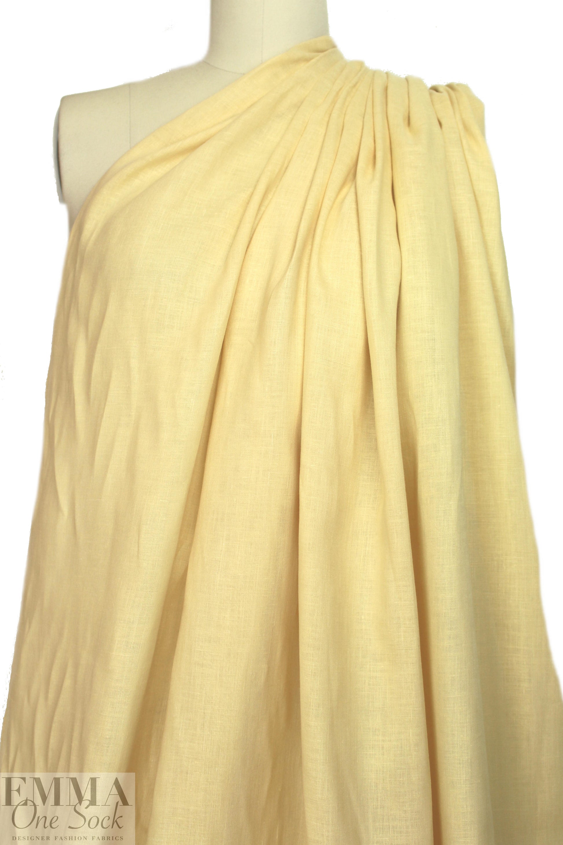 CA designer linen/tencel woven - maize