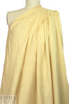 CA designer linen/tencel woven - maize 1.625 yd