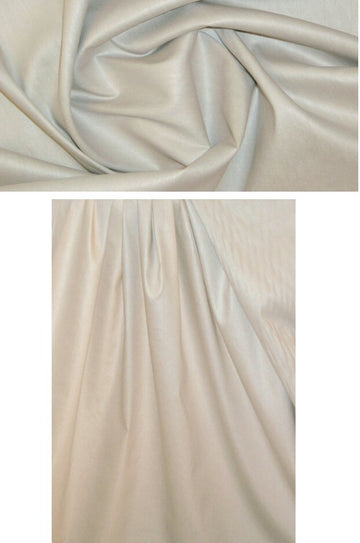 The0ry linen blend stretch twill sateen - stone 1.75 yd